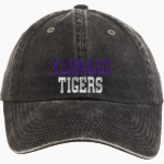 KENNARD HIGH SCHOOL TIGERS <span class="pdp-name-mascot">KENNARD TIGERS</span> Port Authority Women's Garment Washed Hat Front Thumbnail