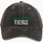 Salem Baptist Vikings Port Authority Women's Garment Washed Hat Front Thumbnail