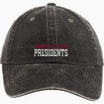 Washington & Jefferson Presidents <span class="pdp-name-mascot">Washington & Jefferson</span> Port Authority Women's Garment Washed Hat Front Thumbnail