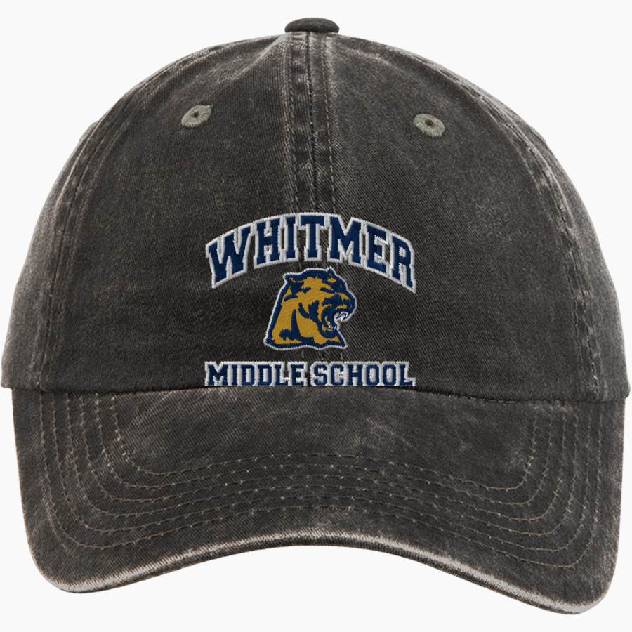 Washington Local Schools Online Store <span class="pdp-name-mascot">WHITMER PANTHERS</span> Port Authority Women's Garment Washed Hat