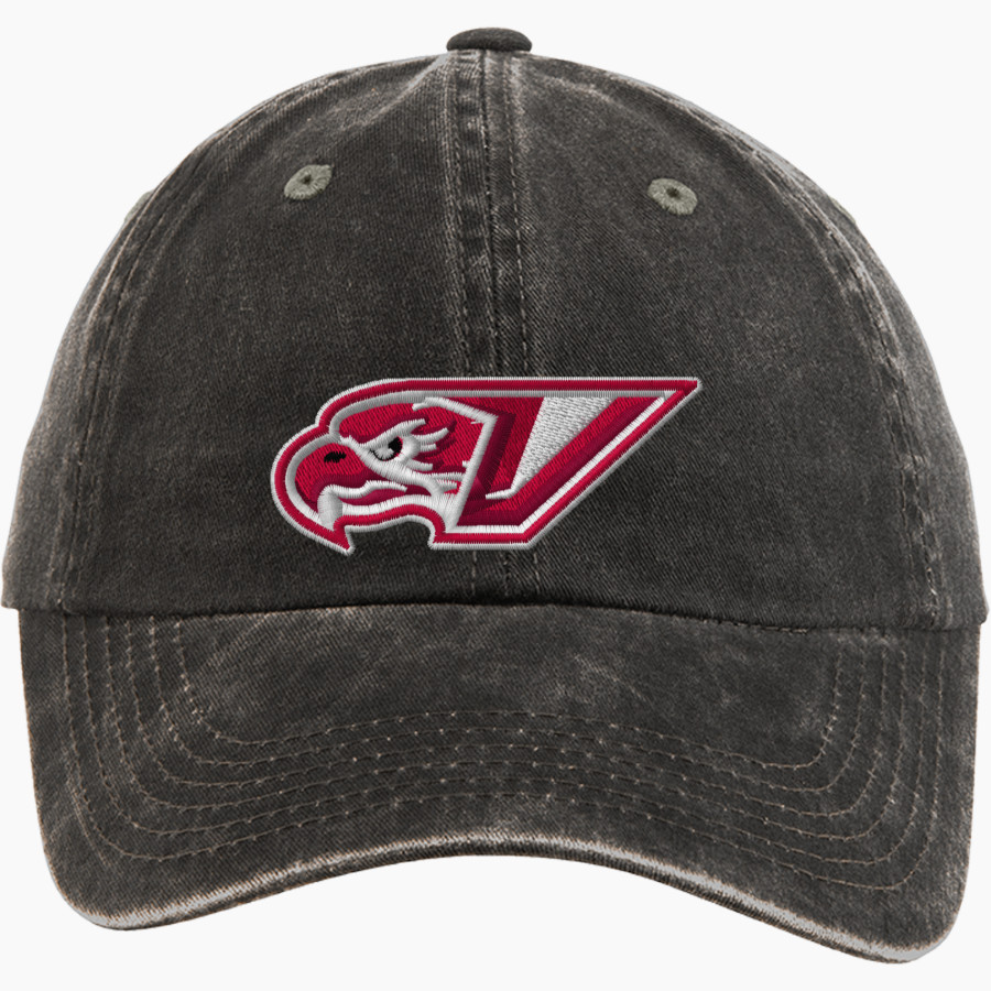 VANDERCOOK LAKE HIGH SCHOOL JAYHAWKS <span class="pdp-name-mascot">VANDERCOOK LAKE JAYHAWKS</span> Port Authority Women's Garment Washed Hat