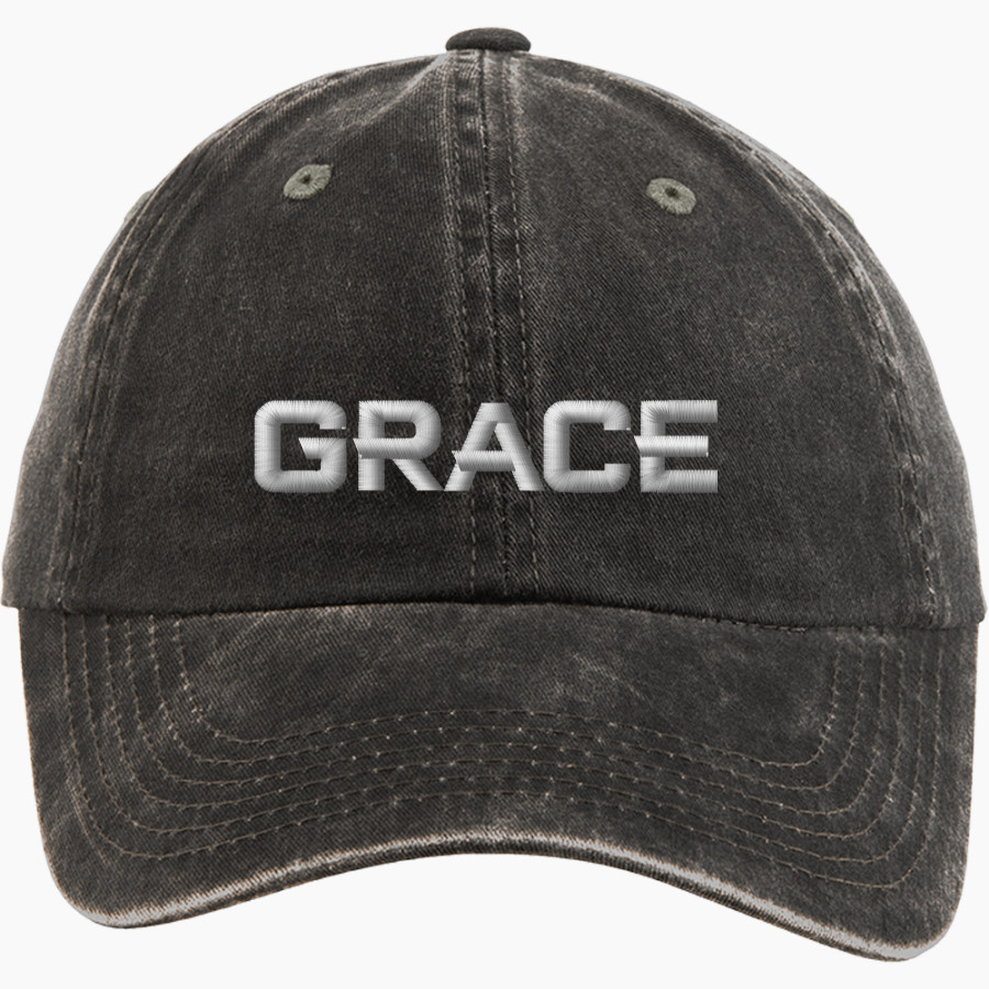 Grace College Lancers Port Authority Women's Garment Washed Hat