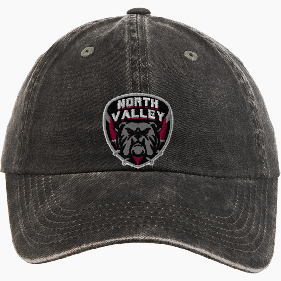 North Valley Bulldogs <span class="pdp-name-mascot">North Valley Baptist School Bulldogs</span> Port Authority Women's Garment Washed Hat