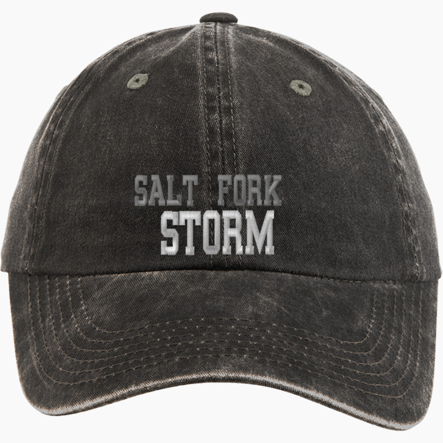 Salt Fork Storm <span class="pdp-name-mascot">Salt Fork Storm</span> Port Authority Women's Garment Washed Hat