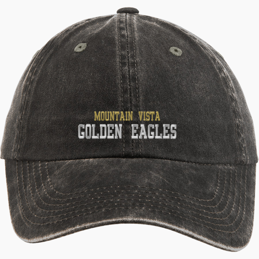 MOUNTAIN VISTA HIGH SCHOOL GOLDEN EAGLES <span class="pdp-name-mascot">MOUNTAIN VISTA GOLDEN EAGLES</span> Port Authority Women's Garment Washed Hat