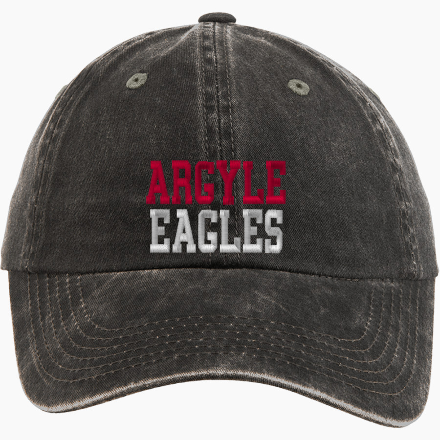ARGYLE HIGH SCHOOL EAGLES <span class="pdp-name-mascot">ARGYLE EAGLES</span> Port Authority Women's Garment Washed Hat