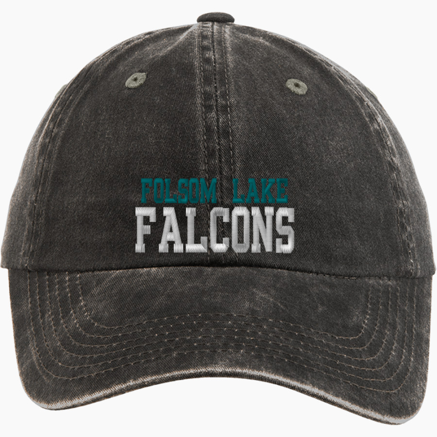 Folsom Lake Falcons Port Authority Women's Garment Washed Hat