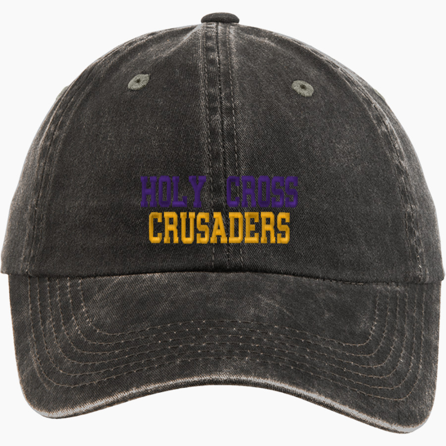 Holy Cross Crusaders <span class="pdp-name-mascot">Holy Cross School Crusaders</span> Port Authority Women's Garment Washed Hat