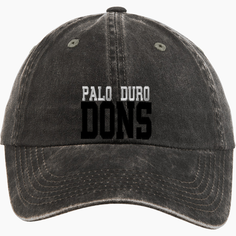 PALO DURO HIGH SCHOOL DONS <span class="pdp-name-mascot">PALO DURO DONS</span> Port Authority Women's Garment Washed Hat
