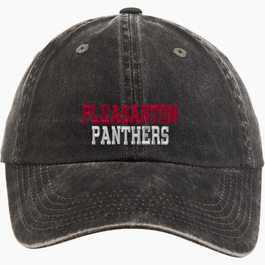 Pleasanton Middle School Panthers <span class="pdp-name-mascot">Pleasanton Panthers</span> Port Authority Women's Garment Washed Hat