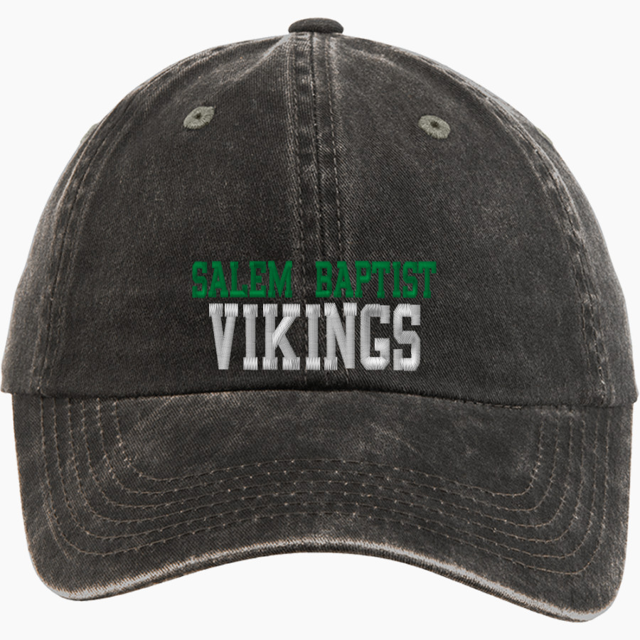 Salem Baptist Vikings Port Authority Women's Garment Washed Hat