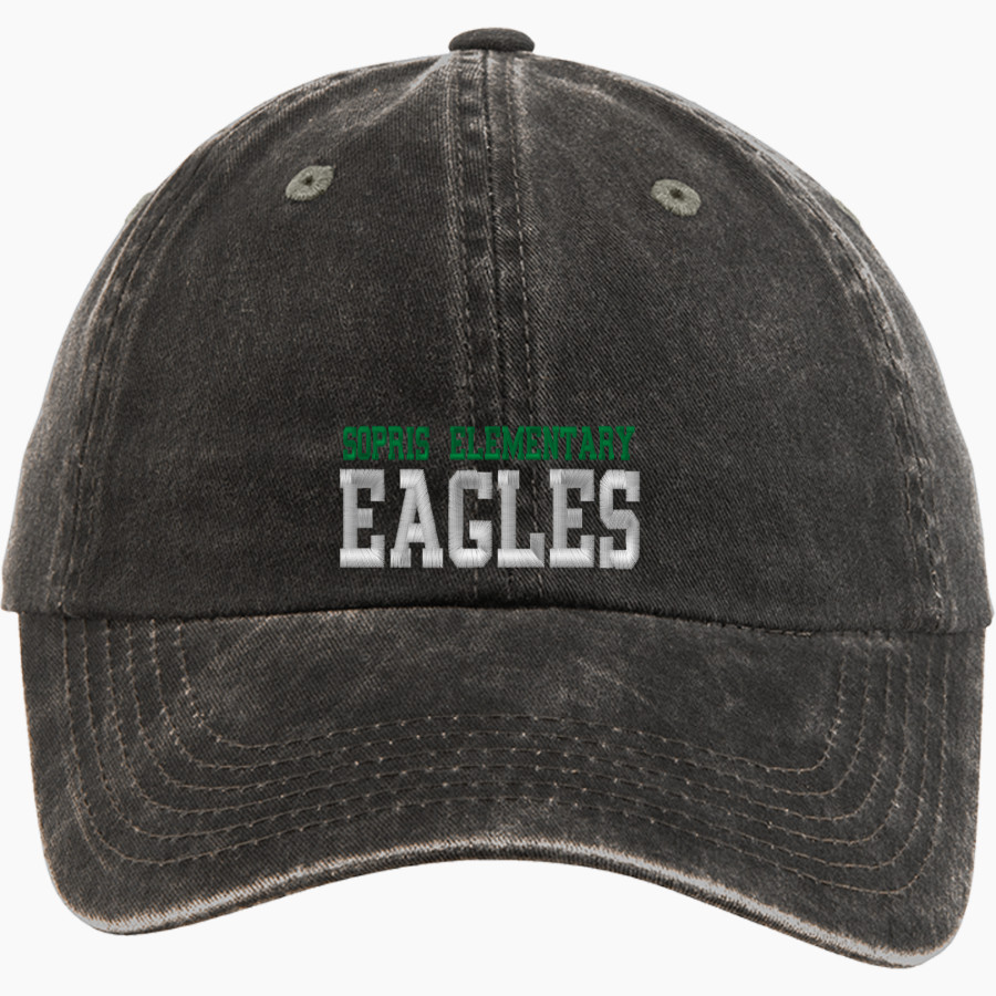 Sopris Elementary Eagles Port Authority Women's Garment Washed Hat