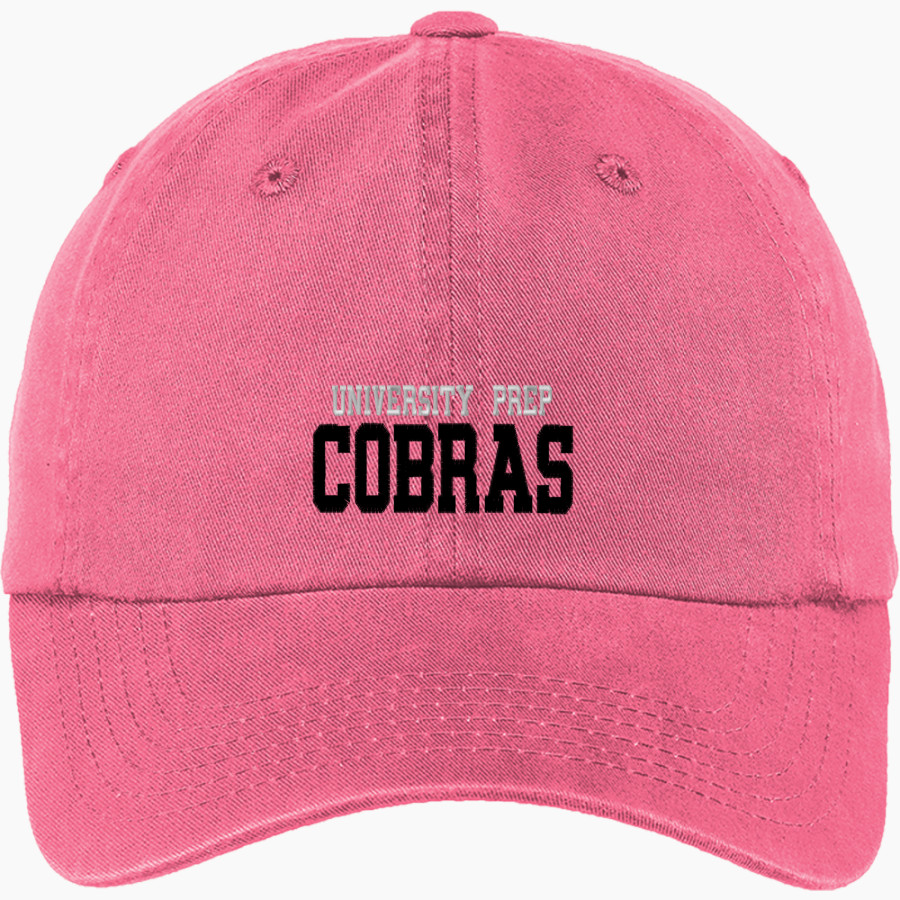 University Prep Cobras <span class="pdp-name-mascot">University Prep Cobras</span> Port Authority Women's Garment Washed Hat