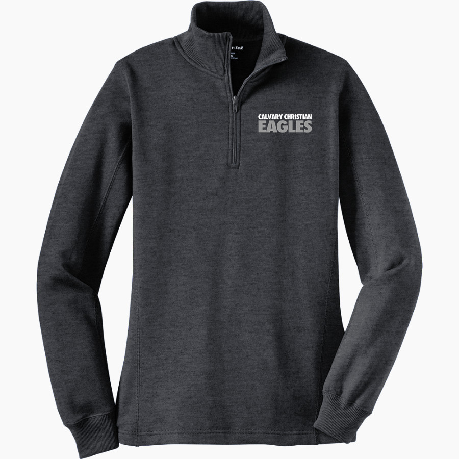 Calvary Christian Eagles <span class="pdp-name-mascot">Calvary Christian Eagles</span> Sport-Tek Women's 1/4 Zip Pullover