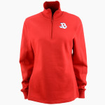 BURLINGTON HIGH SCHOOL RED DEVILS <span class="pdp-name-mascot">BURLINGTON RED DEVILS</span> Sport-Tek Women's 1/4 Zip Pullover Front Thumbnail
