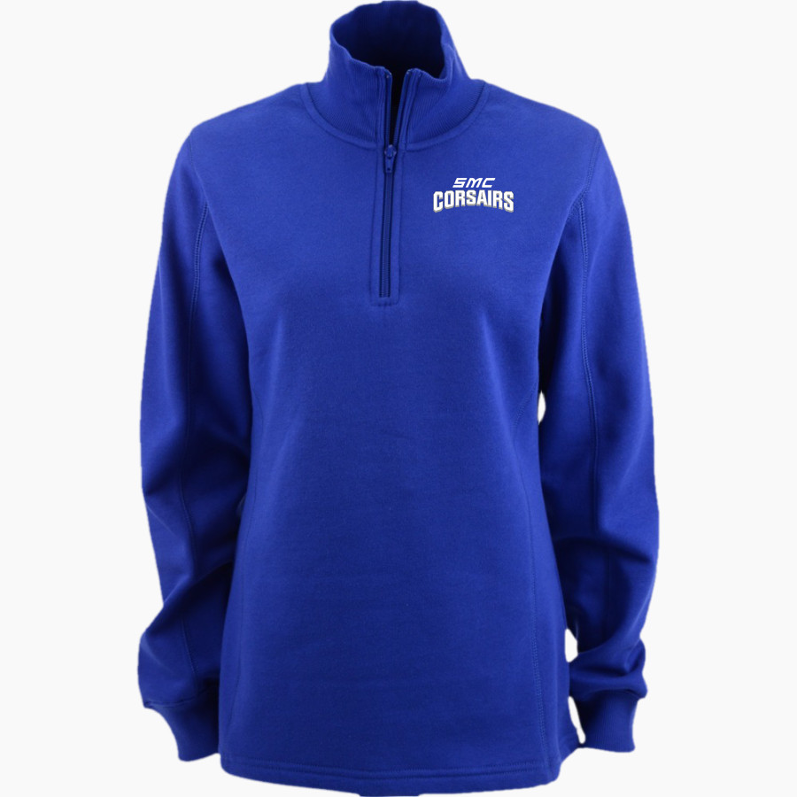 Santa Monica Corsairs <span class="pdp-name-mascot">Santa Monica College Corsairs</span> Sport-Tek Women's 1/4 Zip Pullover