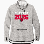 DOVER HIGH SCHOOL LONGHORNS Sport-Tek Women's Triumph Cowl Neck Pullover Front Thumbnail