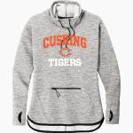 CUSHING HIGH SCHOOL TIGERS Sport-Tek Women's Triumph Cowl Neck Pullover Front Thumbnail