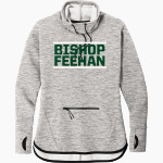 Bishop Feehan Shamrocks <span class="pdp-name-mascot">Bishop Feehan Shamrocks</span> Sport-Tek Women's Triumph Cowl Neck Pullover Front Thumbnail