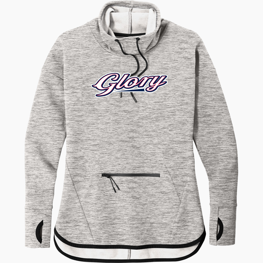 Va Glory Sport-Tek Women's Triumph Cowl Neck Pullover