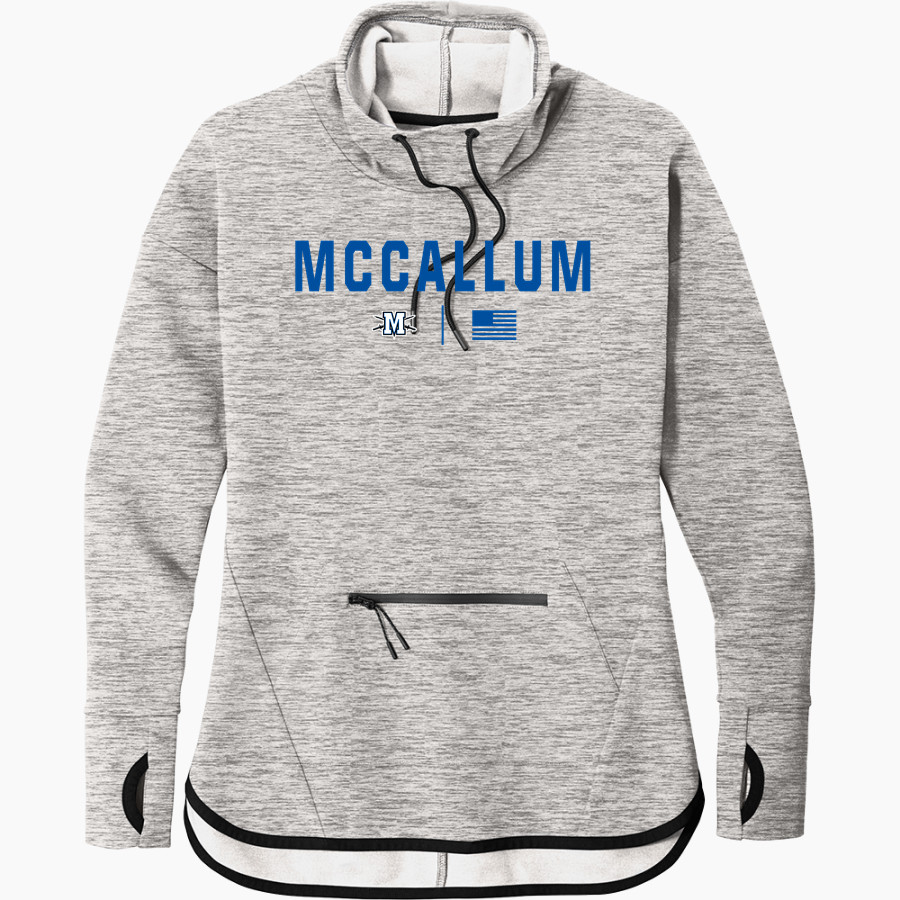 MCCALLUM HIGH SCHOOL KNIGHTS Sport-Tek Women's Triumph Cowl Neck Pullover