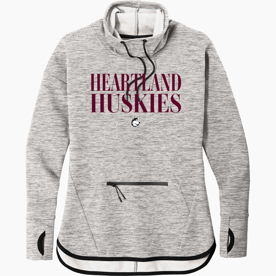 Heartland Huskie <span class="pdp-name-mascot">Heartland Community Schools Huskies</span> Sport-Tek Women's Triumph Cowl Neck Pullover
