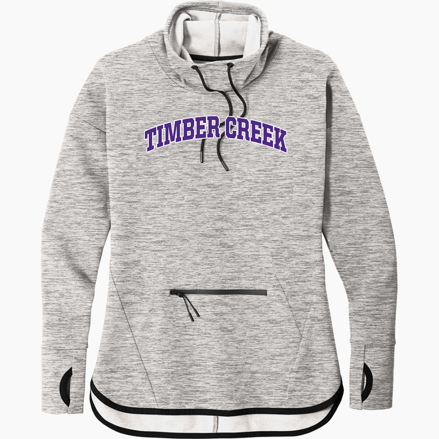 TIMBER CREEK HIGH SCHOOL FALCONS Sport-Tek Women's Triumph Cowl Neck Pullover