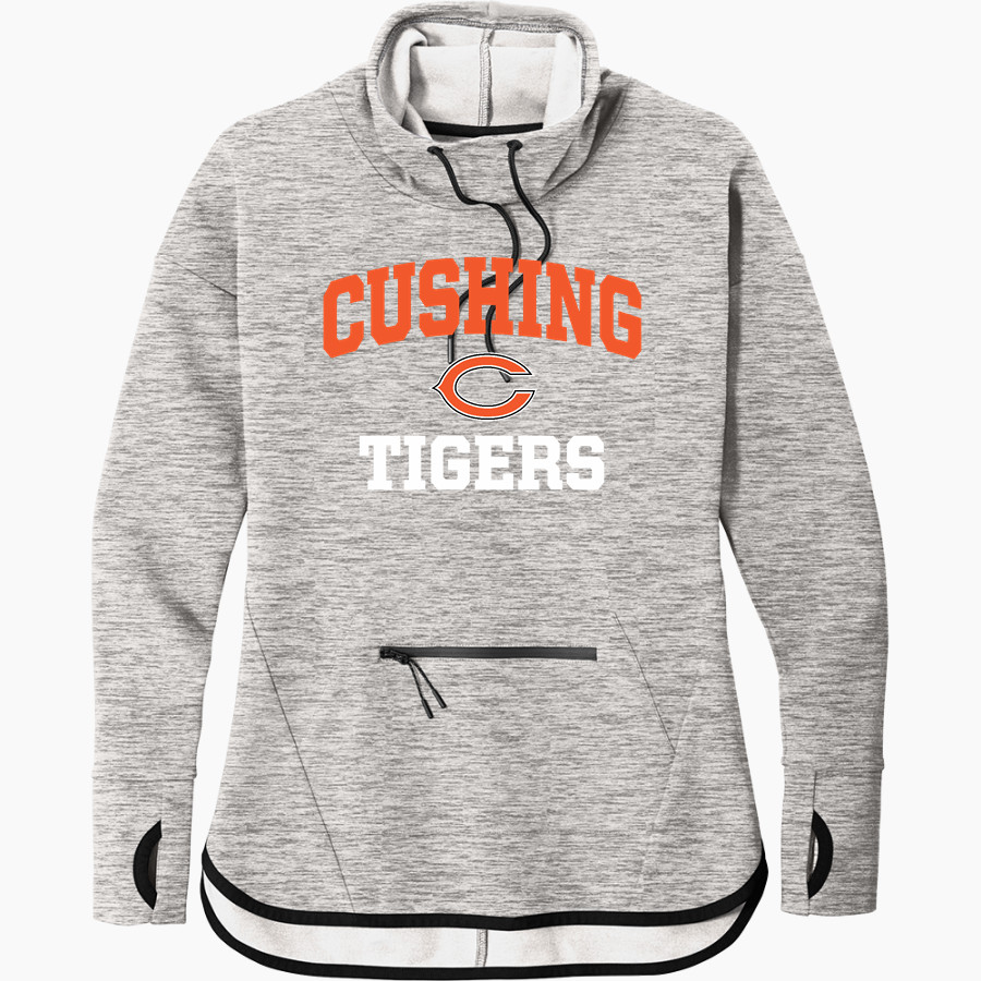 CUSHING HIGH SCHOOL TIGERS Sport-Tek Women's Triumph Cowl Neck Pullover