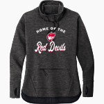 Pike Red Devils <span class="pdp-name-mascot">Pike Red Devils</span> Sport-Tek Women's Triumph Cowl Neck Pullover Front Thumbnail