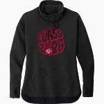 Hillsboro-Deering School District HILLCAT PRIDE <span class="pdp-name-mascot">Hillsboro-Deering Hillcats</span> Sport-Tek Women's Triumph Cowl Neck Pullover Front Thumbnail