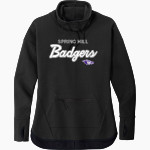 Spring Hill Badgers <span class="pdp-name-mascot">Spring Hill Badgers</span> Sport-Tek Women's Triumph Cowl Neck Pullover Front Thumbnail
