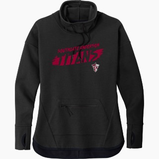 Sport-Tek Women's Triumph Cowl Neck Pullover