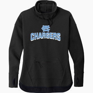 Sport-Tek Women's Triumph Cowl Neck Pullover