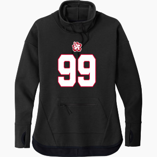 Sport-Tek Women's Triumph Cowl Neck Pullover