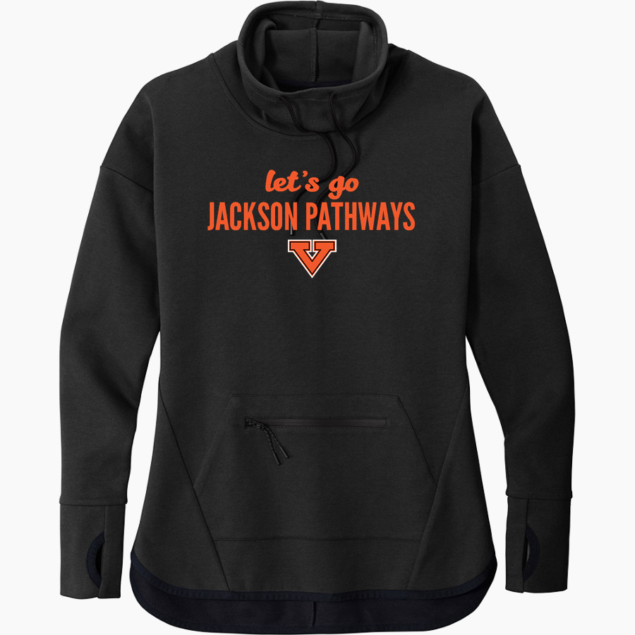 Jackson Pathways Vikings <span class="pdp-name-mascot">Jackson Pathways Vikings</span> Sport-Tek Women's Triumph Cowl Neck Pullover
