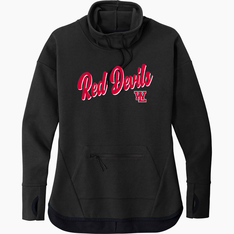 West Lafayette Jr-Sr High School Red Devils Online Store Sport-Tek Women's Triumph Cowl Neck Pullover