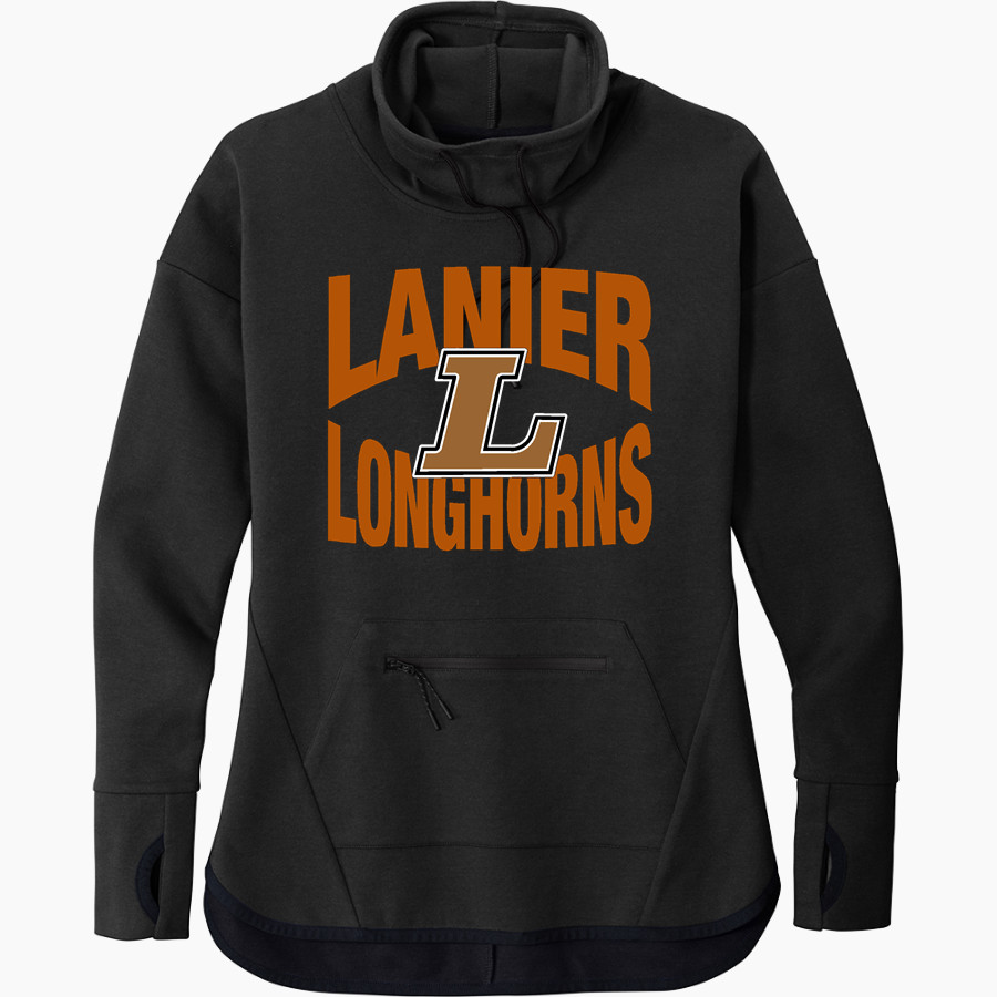 LANIER HIGH SCHOOL LONGHORNS <span class="pdp-name-mascot">LANIER LONGHORNS</span> Sport-Tek Women's Triumph Cowl Neck Pullover