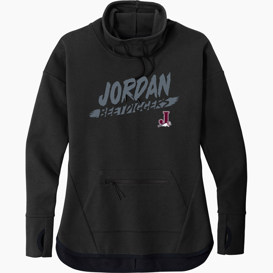 JORDAN HIGH SCHOOL BEETDIGGERS <span class="pdp-name-mascot">JORDAN BEETDIGGERS</span> Sport-Tek Women's Triumph Cowl Neck Pullover