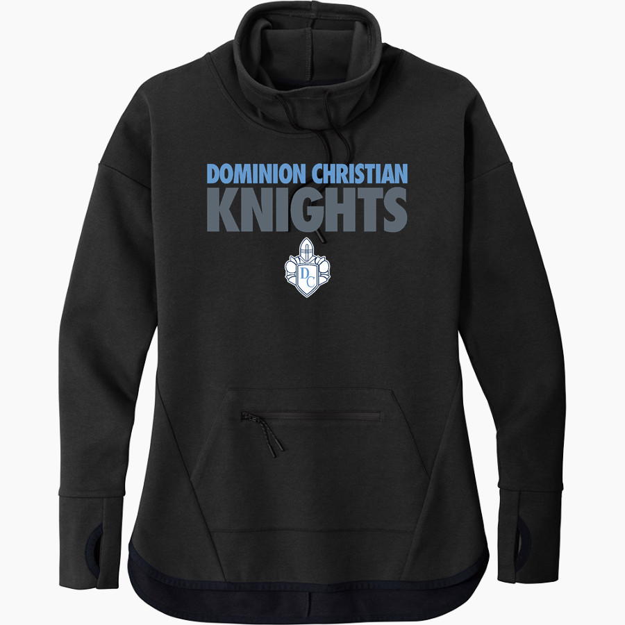 DOMINION CHRISTIAN HIGH SCHOOL KNIGHTS <span class="pdp-name-mascot">DOMINION CHRISTIAN KNIGHTS</span> Sport-Tek Women's Triumph Cowl Neck Pullover