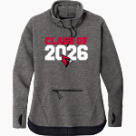 Central Decatur Cardinals Sport-Tek Women's Triumph Cowl Neck Pullover Front Thumbnail