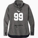 Incarnate Word Shamrocks <span class="pdp-name-mascot">Incarnate Shamrocks</span> Sport-Tek Women's Triumph Cowl Neck Pullover Front Thumbnail