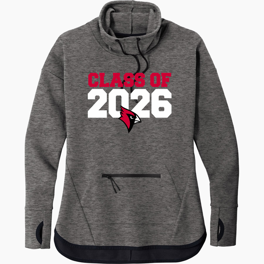 Central Decatur Cardinals Sport-Tek Women's Triumph Cowl Neck Pullover