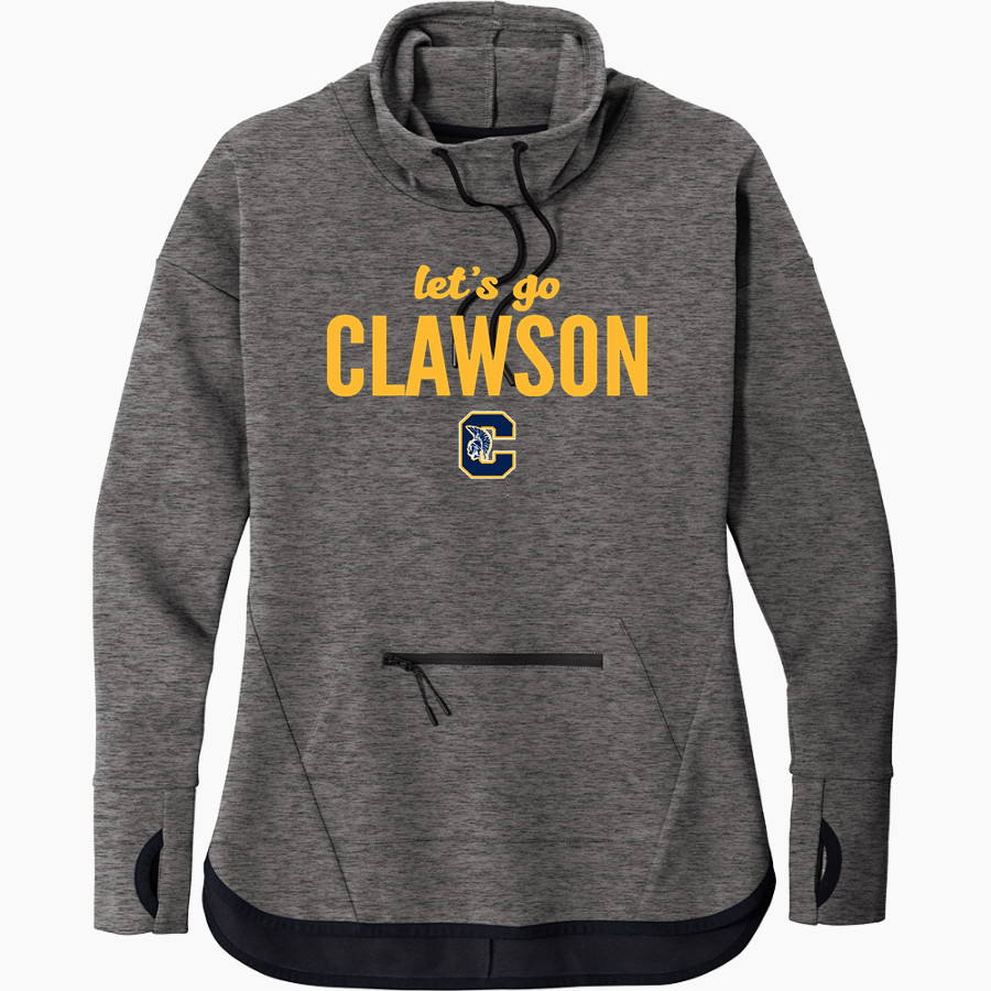 CLAWSON HIGH SCHOOL TROJANS <span class="pdp-name-mascot">CLAWSON TROJANS</span> Sport-Tek Women's Triumph Cowl Neck Pullover