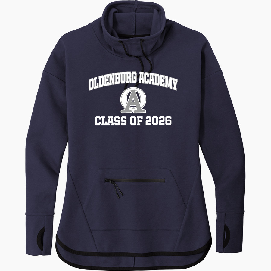 OLDENBURG ACADEMY TWISTERS <span class="pdp-name-mascot">OLDENBURG ACADEMY TWISTERS</span> Sport-Tek Women's Triumph Cowl Neck Pullover
