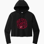 PLAINVIEW HIGH SCHOOL INDIANS <span class="pdp-name-mascot">PLAINVIEW I-27 INDIANS</span> Sport-Tek Women's PosiCharge Tri-Blend Fleece Midi Hoodie Front Thumbnail