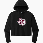 MILLSAP HIGH SCHOOL BULLDOGS <span class="pdp-name-mascot">MILLSAP BULLDOGS</span> Sport-Tek Women's PosiCharge Tri-Blend Fleece Midi Hoodie Front Thumbnail