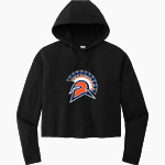 SEVEN LAKES HIGH SCHOOL SPARTANS Sport-Tek Women's PosiCharge Tri-Blend Fleece Midi Hoodie Front Thumbnail