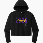 DAMIEN MEMORIAL HIGH SCHOOL MONARCHS Sport-Tek Women's PosiCharge Tri-Blend Fleece Midi Hoodie Front Thumbnail