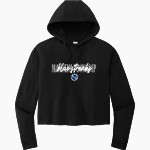 MANHEIM TOWNSHIP HIGH SCHOOL BLUE STREAKS <span class="pdp-name-mascot">MANHEIM TOWNSHIP BLUE STREAKS</span> Sport-Tek Women's PosiCharge Tri-Blend Fleece Midi Hoodie Front Thumbnail
