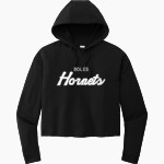 BOLES HIGH SCHOOL HORNETS Sport-Tek Women's PosiCharge Tri-Blend Fleece Midi Hoodie Front Thumbnail